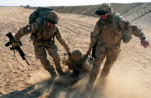 The contract to deliver the &lsquo;Care of Battle Casualties&rsquo; training course has been extended until August 31, 2014. [Photo:Aspen Medical]